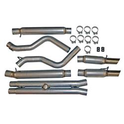 Racing Cat-Back Exhaust 05-10 Chrysler 300, Charger, Magnum 5.7L - Click Image to Close